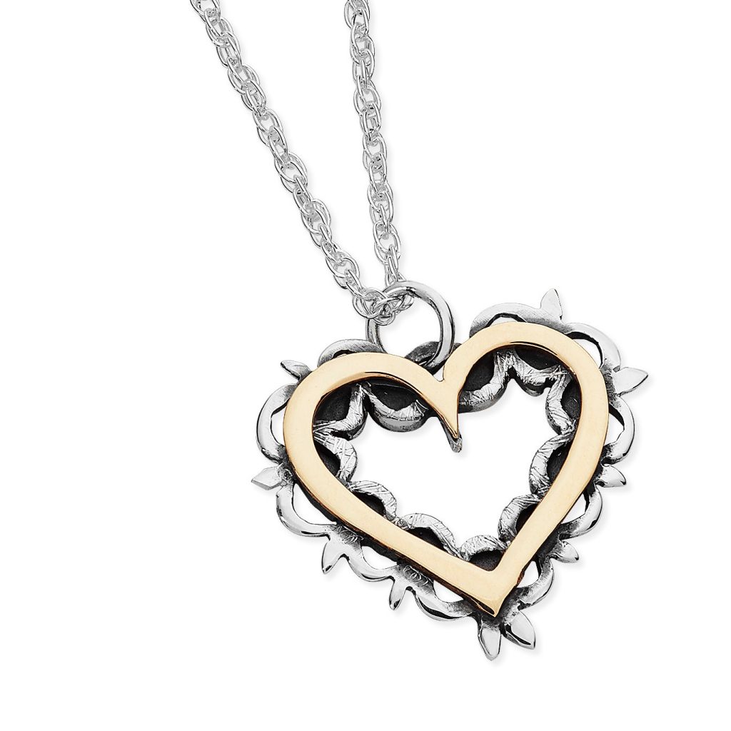 Vintage Romance Heart Pendant