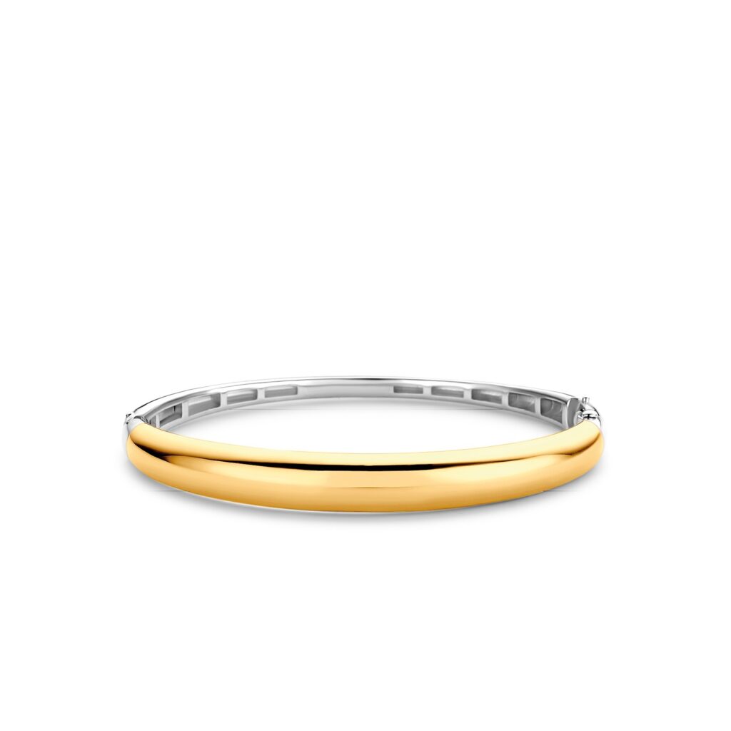 Ti Sento Hinged 2-Tone Bangle