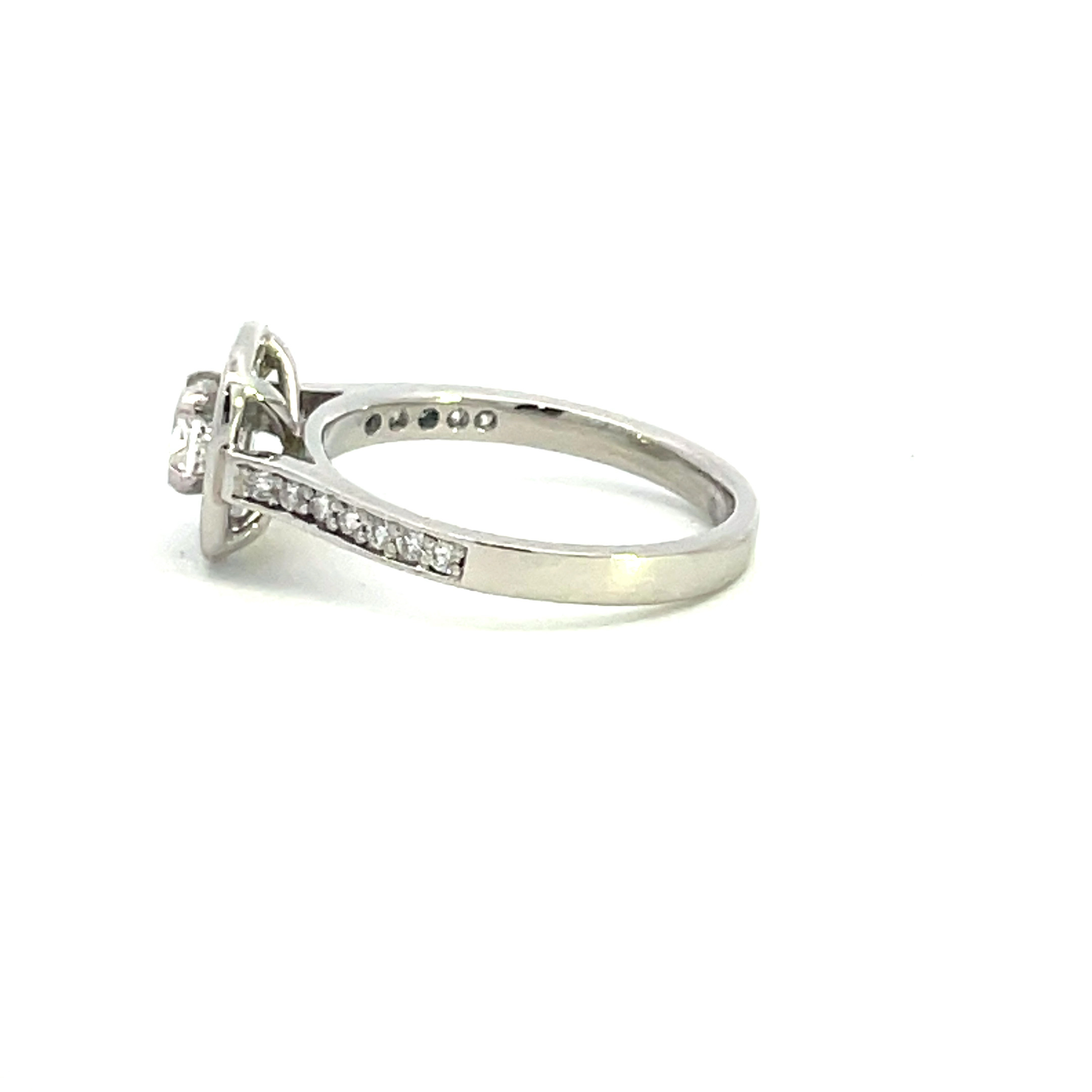 Cushion Shaped Diamond Cluster Ring - Image 2