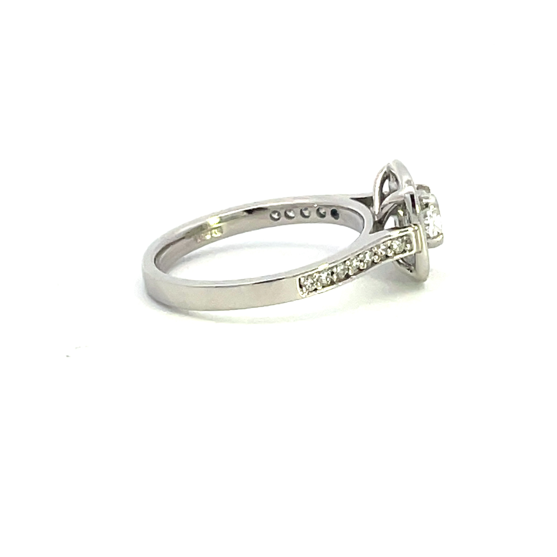 Cushion Shaped Diamond Cluster Ring - Image 4