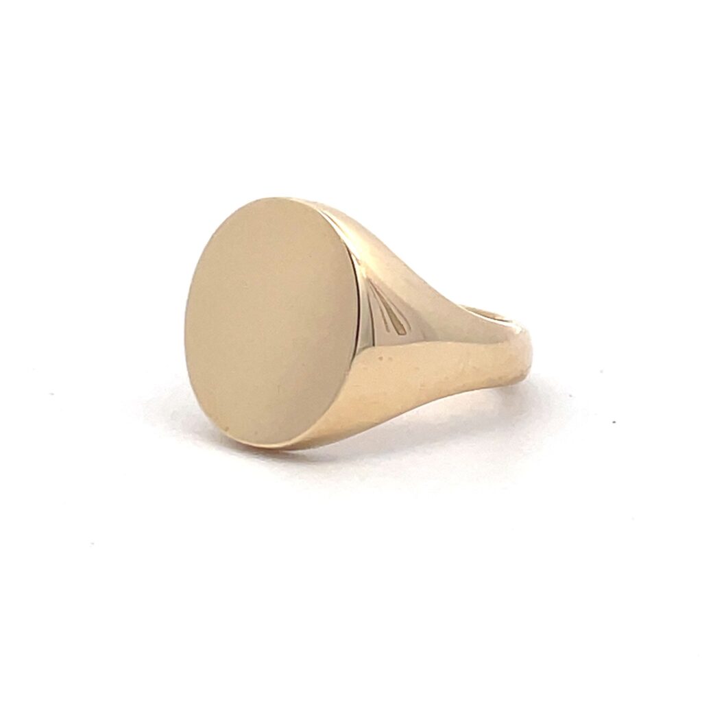 9ct Gold Oval Signet Ring