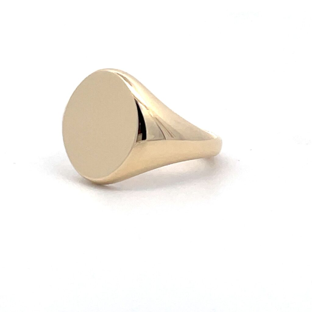 9ct Gold Oval Signet Ring