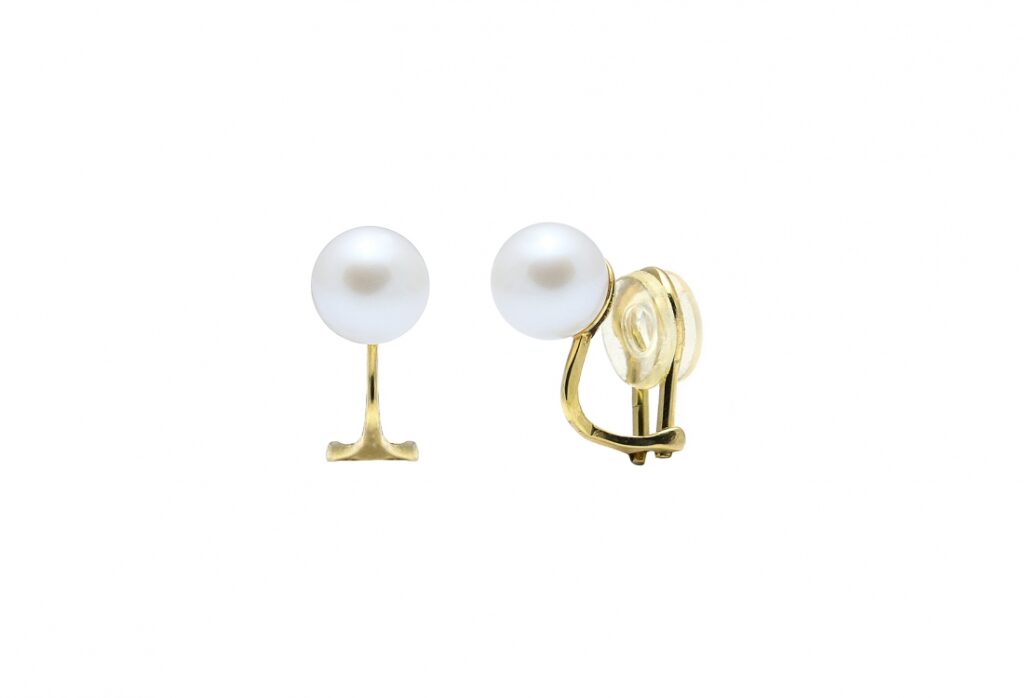 Cultured River Pearls With Clip Fittings