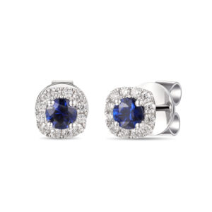 Sapphire & Diamond Earrings