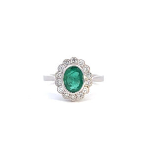Pre-Owned Cluster Ring