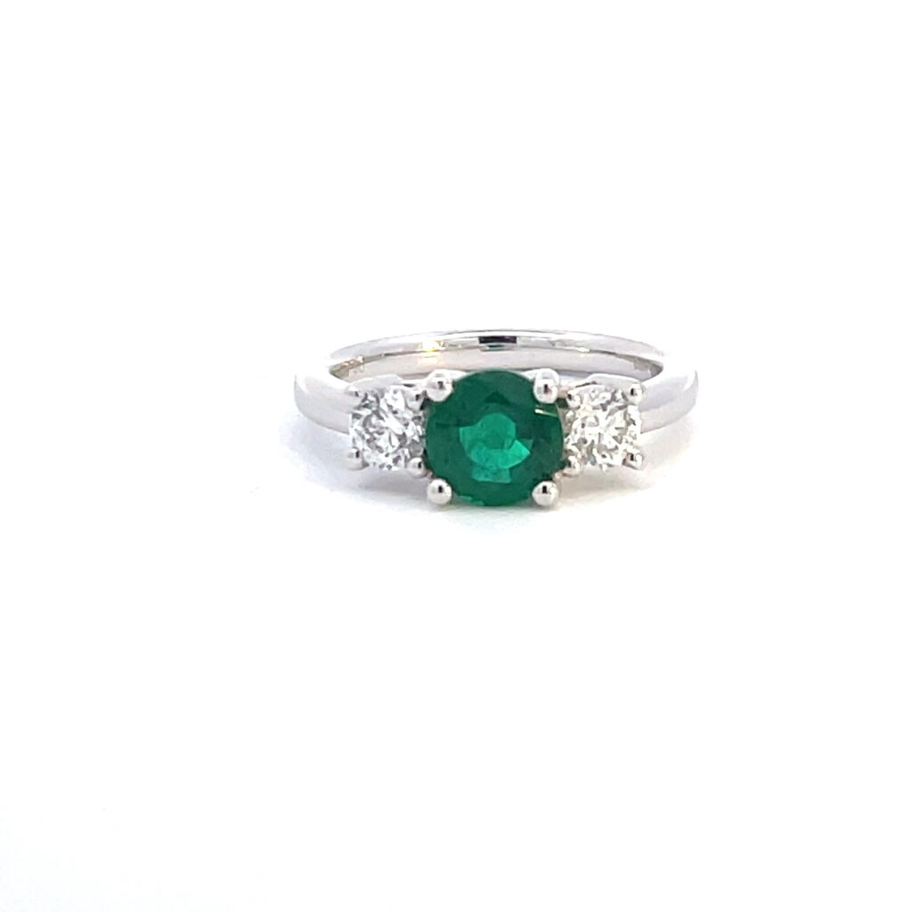 Emerald Trilogy Ring