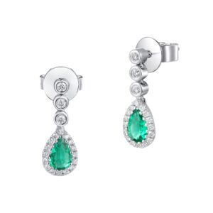 Colombian Emerald Drop Earrings