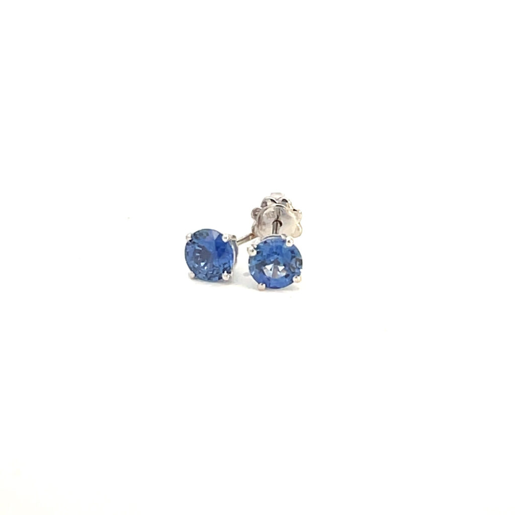 Ceylon Sapphire Studs