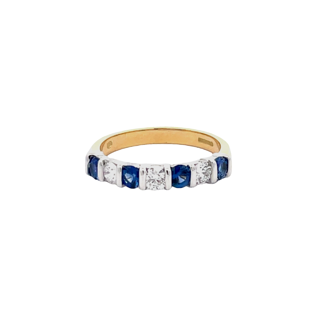 Sapphire & Diamond Eternity Ring