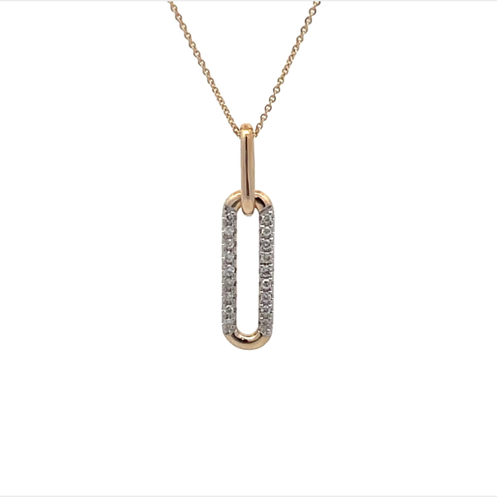 Diamond 'Link' Pendant