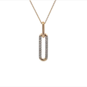 Diamond 'Link' Pendant
