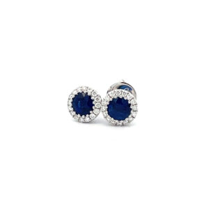 Blue Sapphire Earrings
