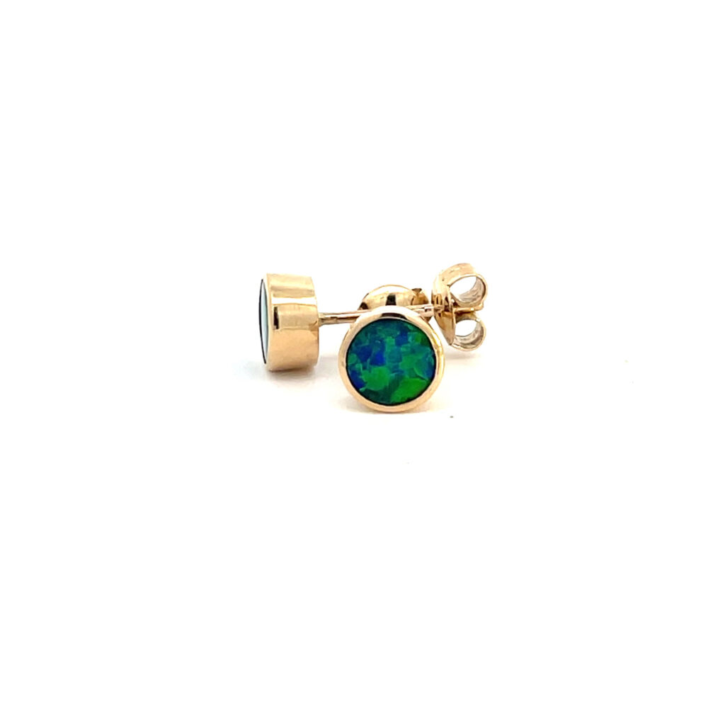 Large Opal Doublet Studs