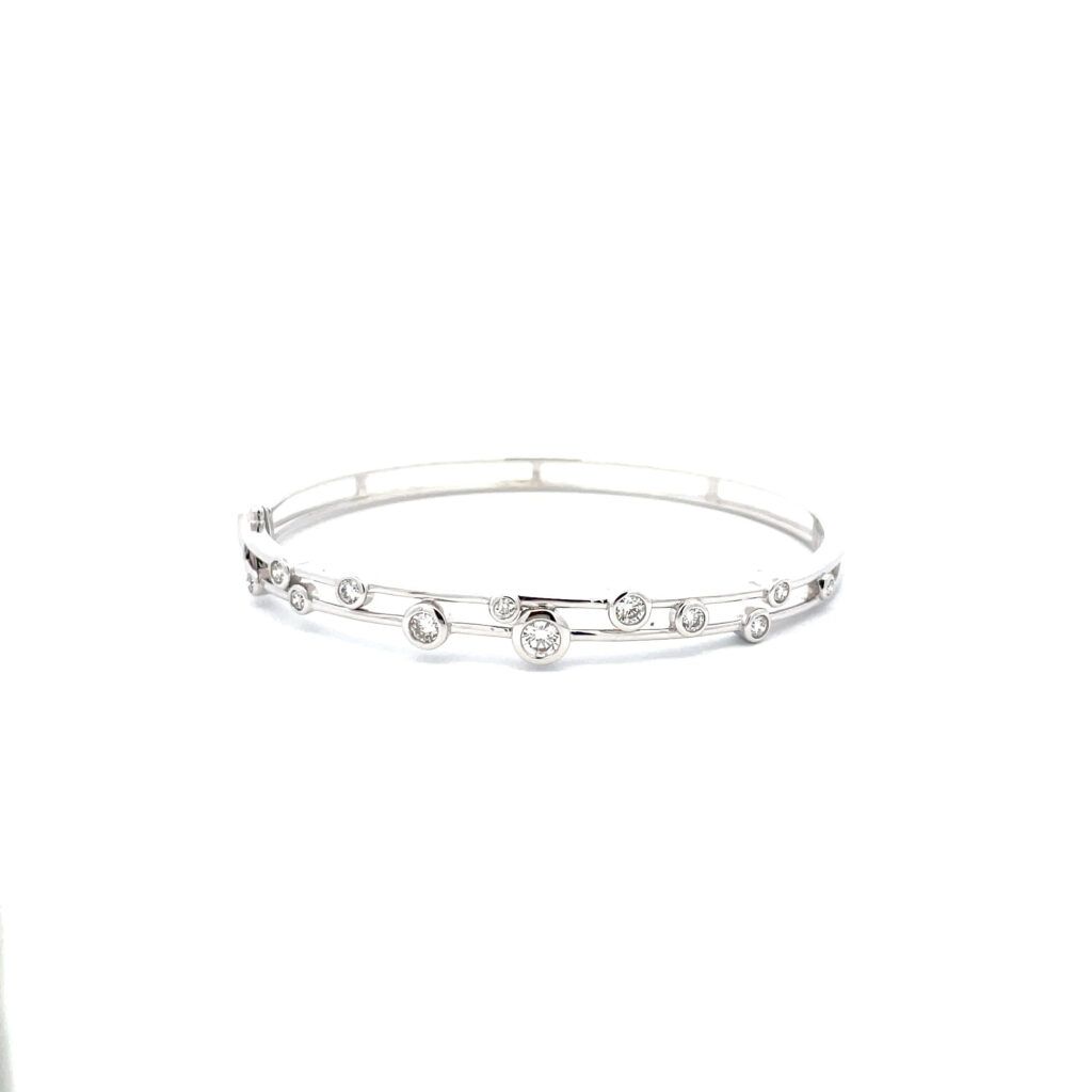 Diamond Set Bangle