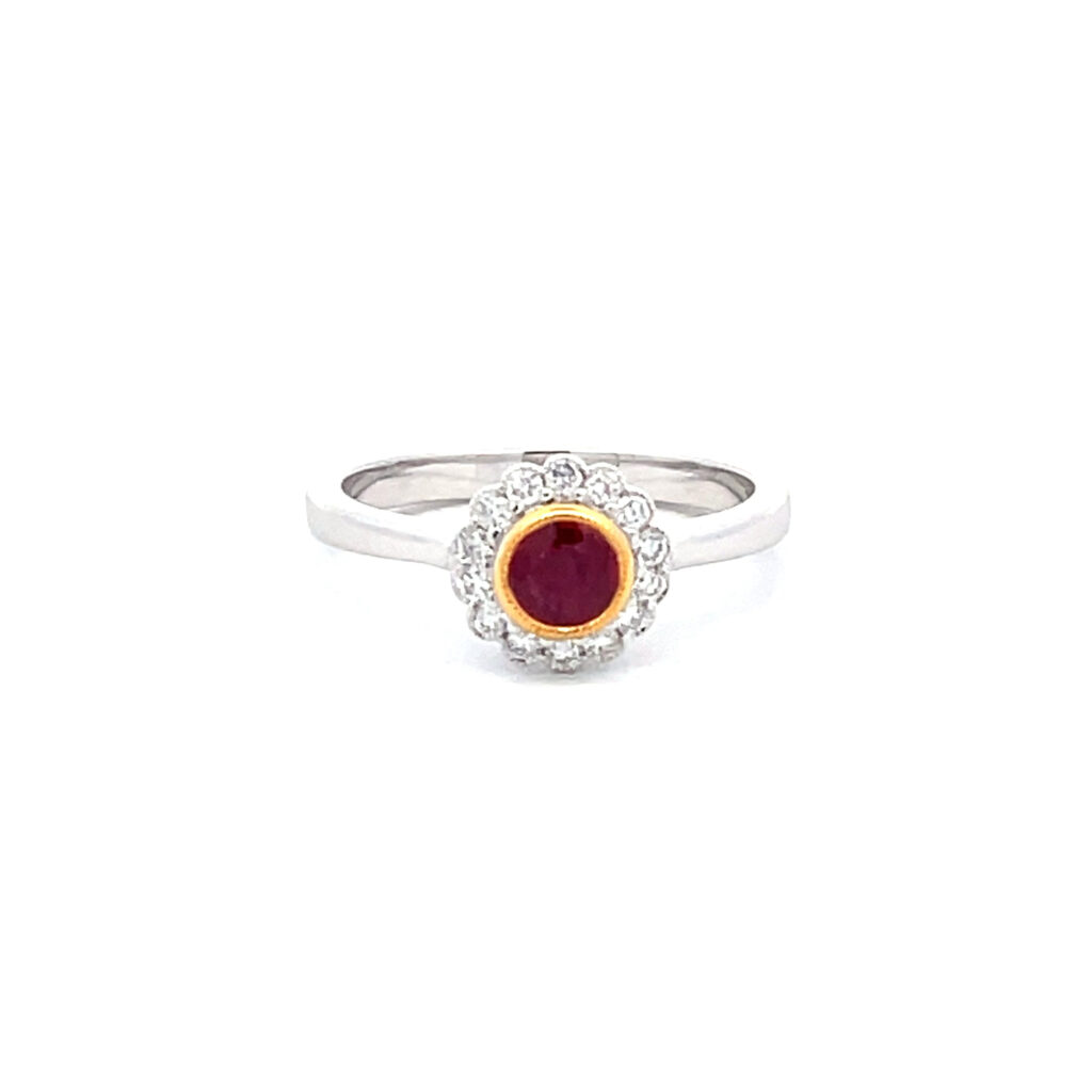 Ruby & Diamond Cluster