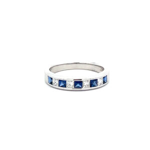 Sapphire & Diamond Eternity Ring