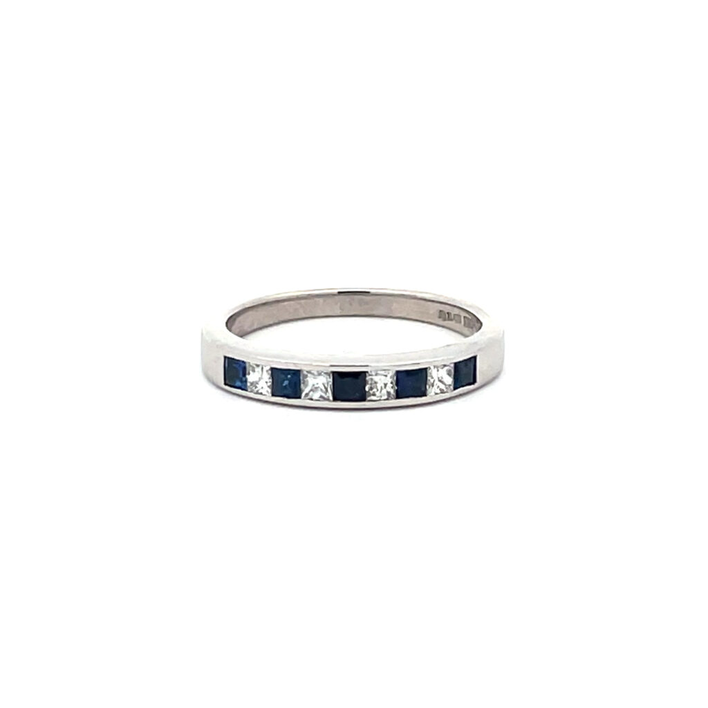 Sapphire & Diamond Eternity Ring