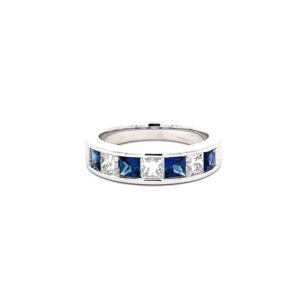 Sapphire & Diamond Eternity Ring