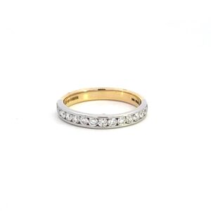 Channel Set Diamond Ring