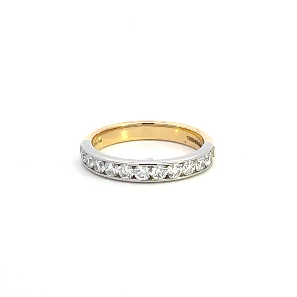 Channel Set Diamond Ring