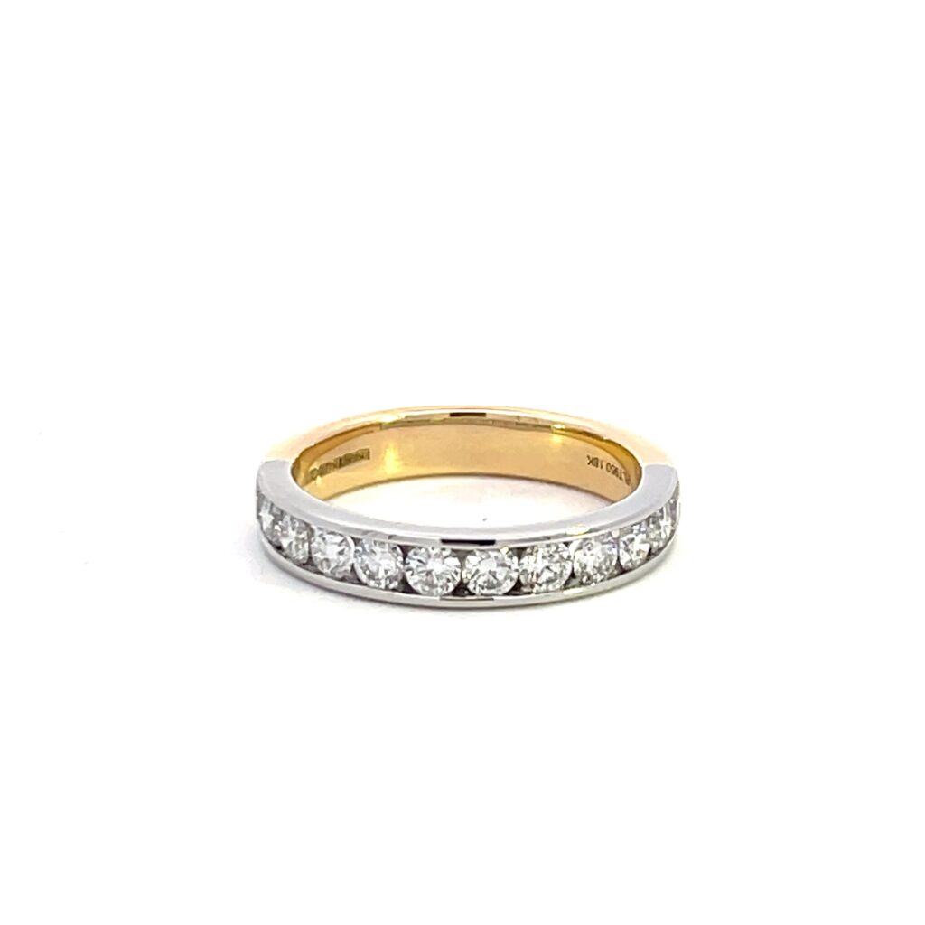 Channel Set Diamond Ring