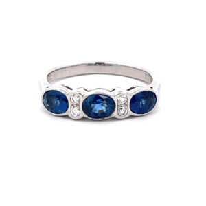Sapphire & Diamond Ring
