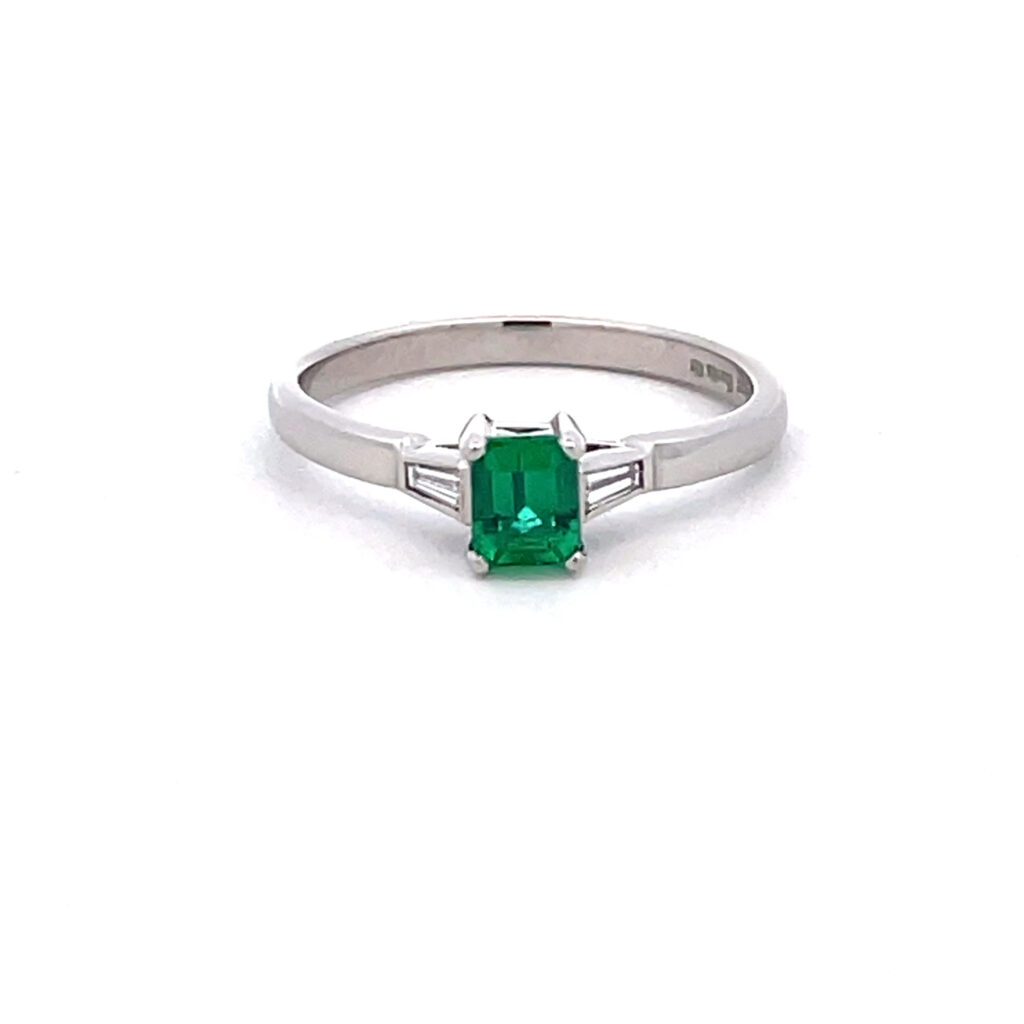Emerald & Diamond Ring