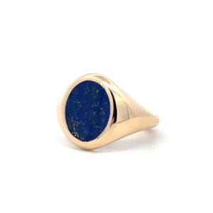 Gents Lapis Lazuli Signet Ring