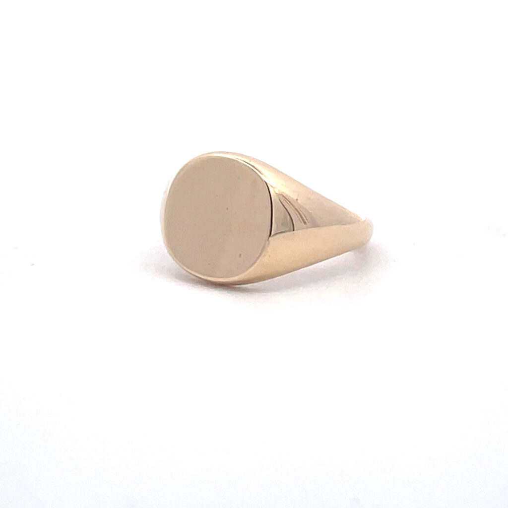 Lady's Cushion Shaped Signet Ring