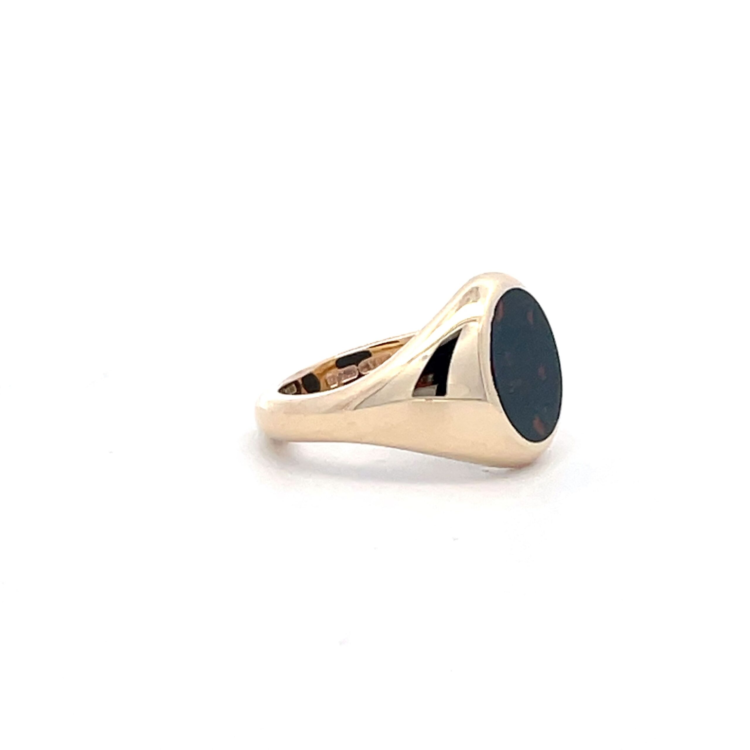 Lady's Bloodstone Signet Ring - Image 3