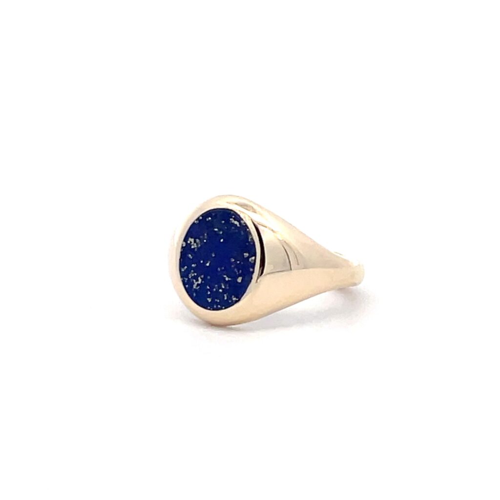 Lady's Lapis Lazuli Signet Ring