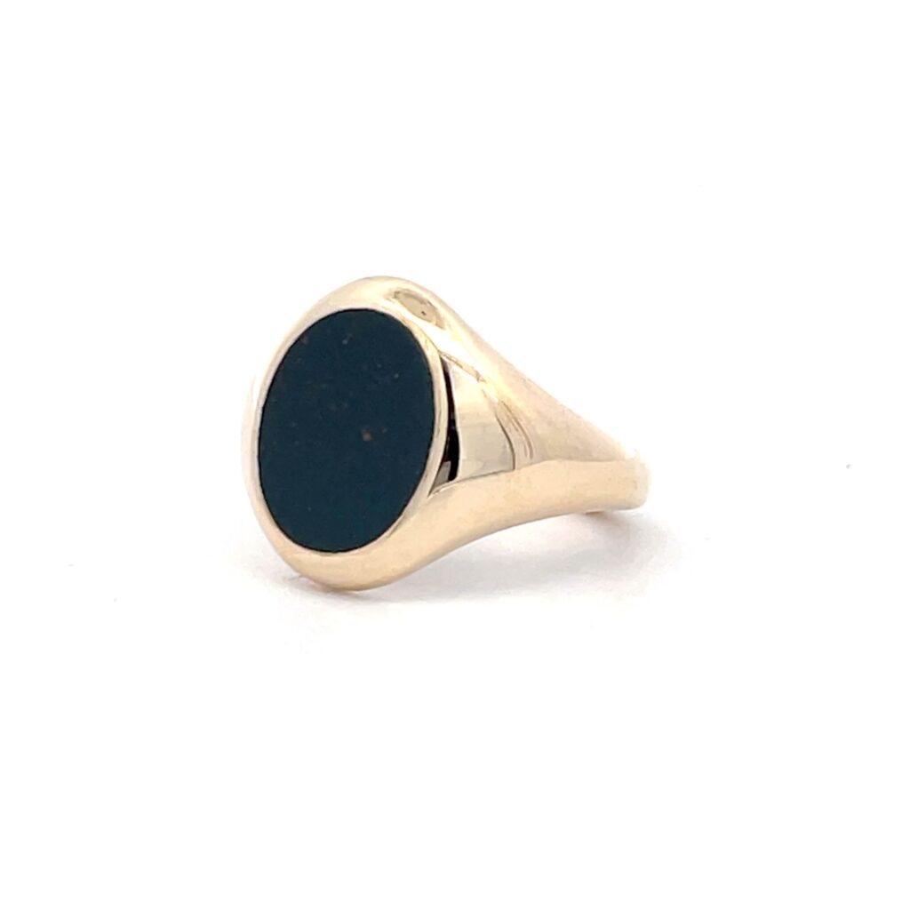 Gents Bloodstone Signet Ring