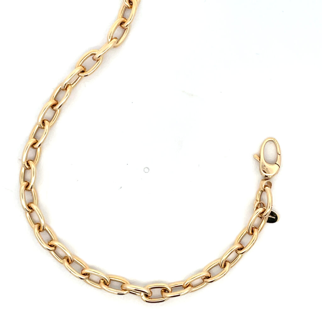 9ct Oval Link Bracelet