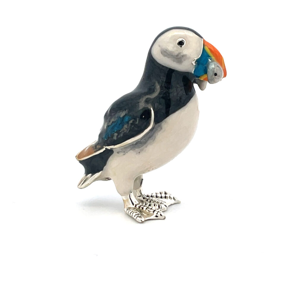 Puffin with Fish