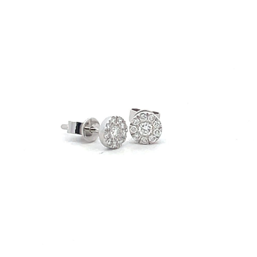 Diamond Cluster Earrings