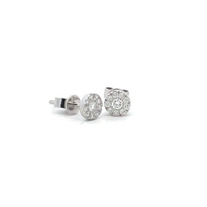 Diamond Cluster Earrings