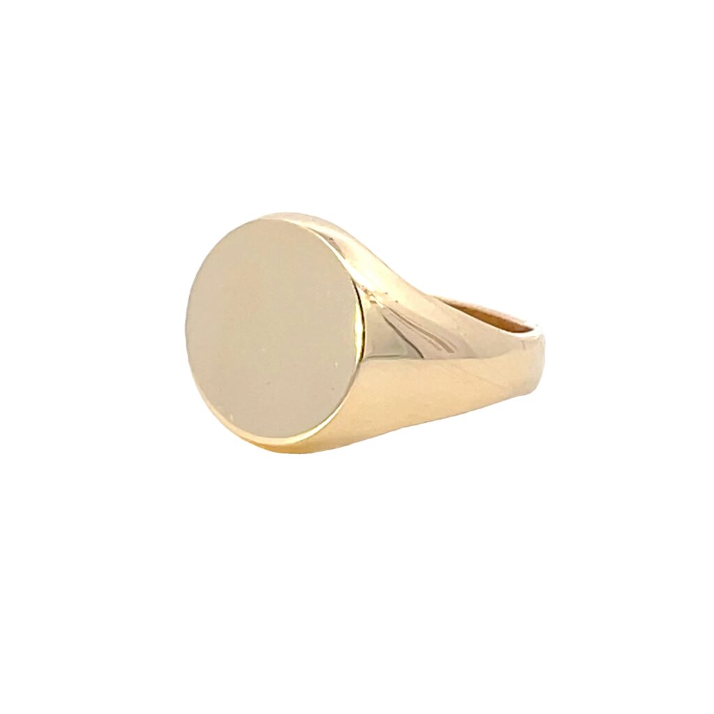 Round Signet Ring