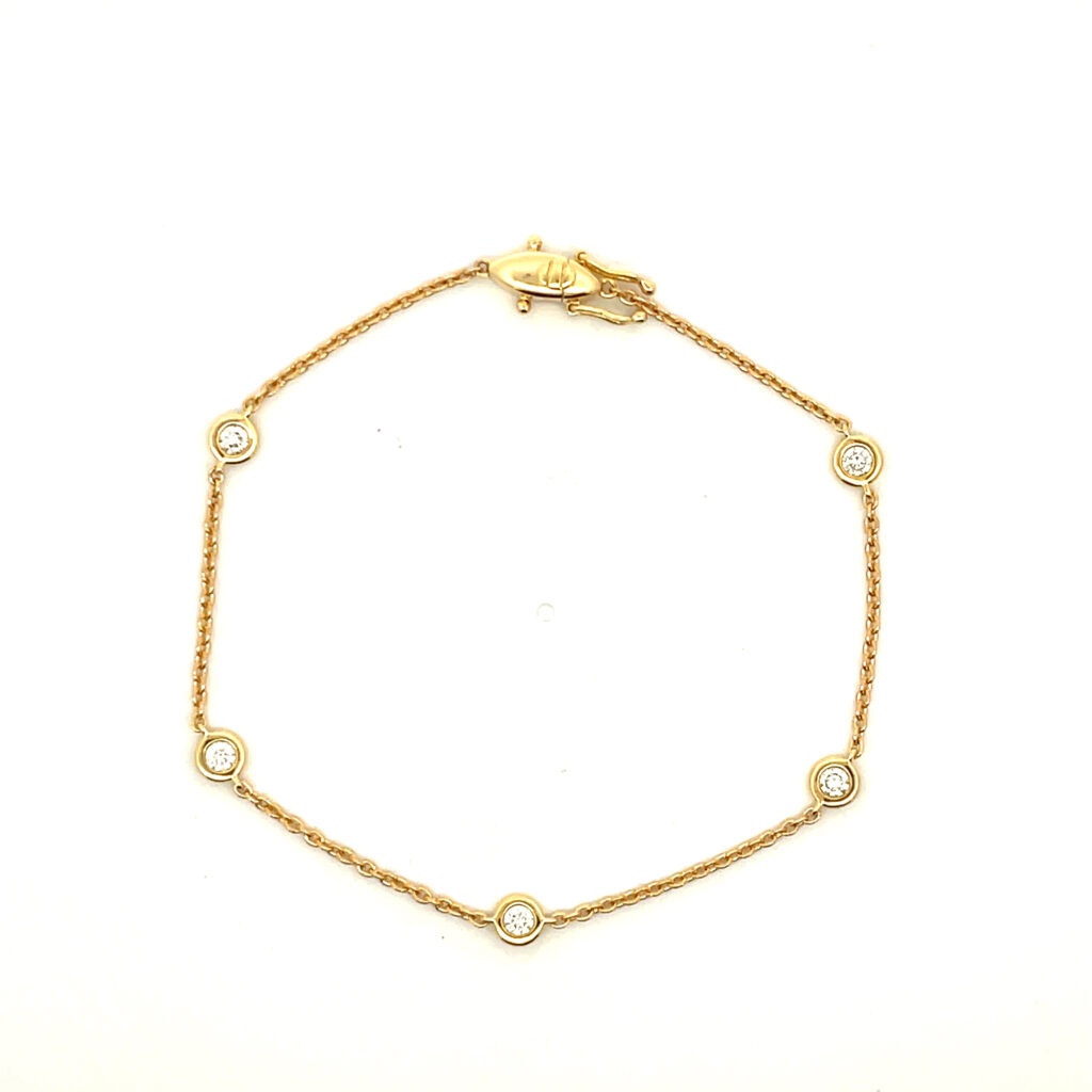 Diamond 'Raindrop' Bracelet