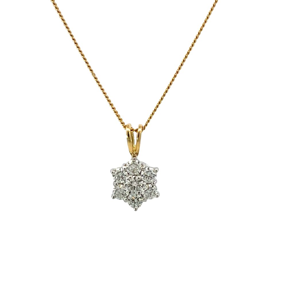 Diamond Cluster Pendant