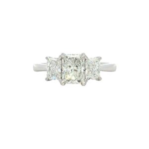 Radiant Diamond Trilogy Ring