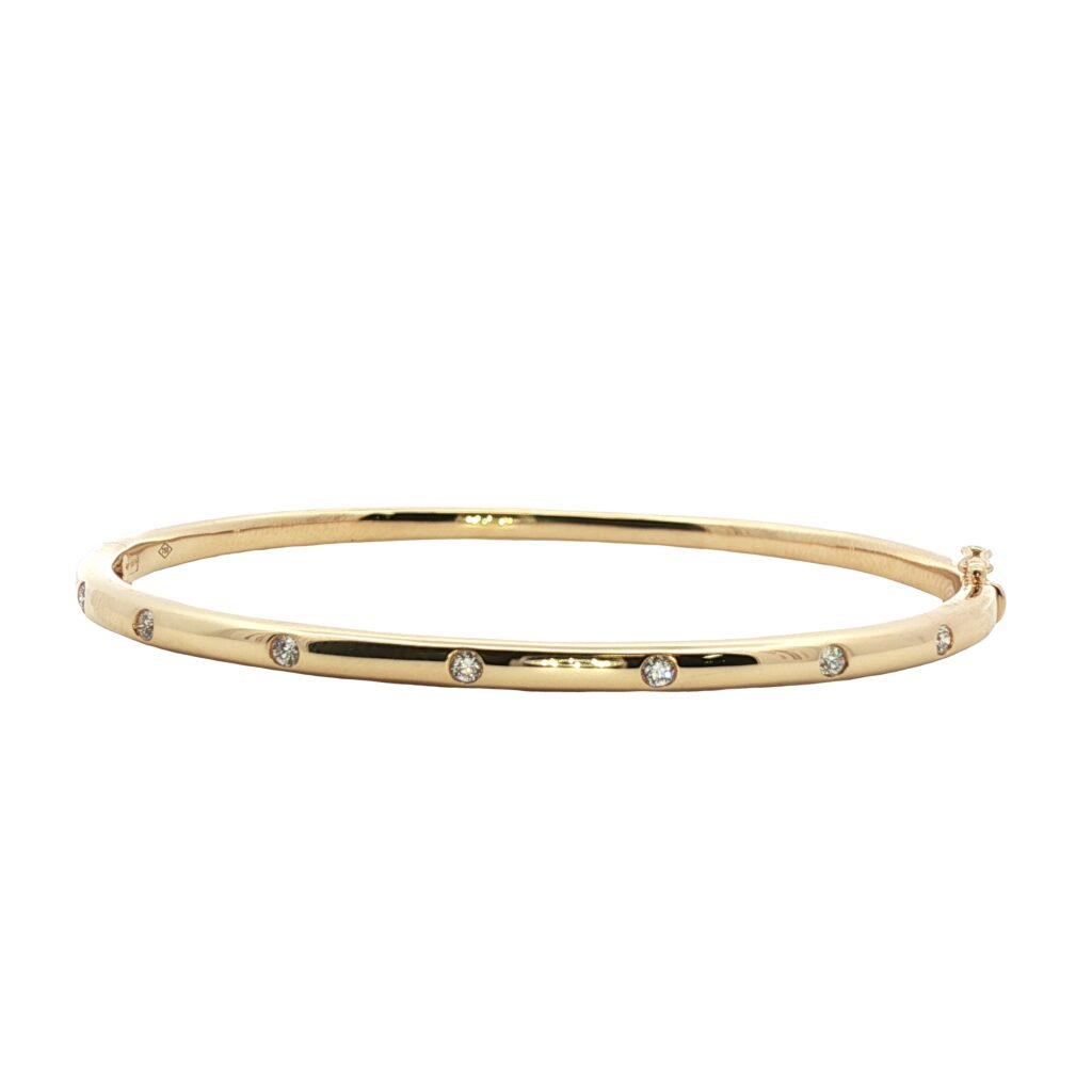 Diamond Set Bangle