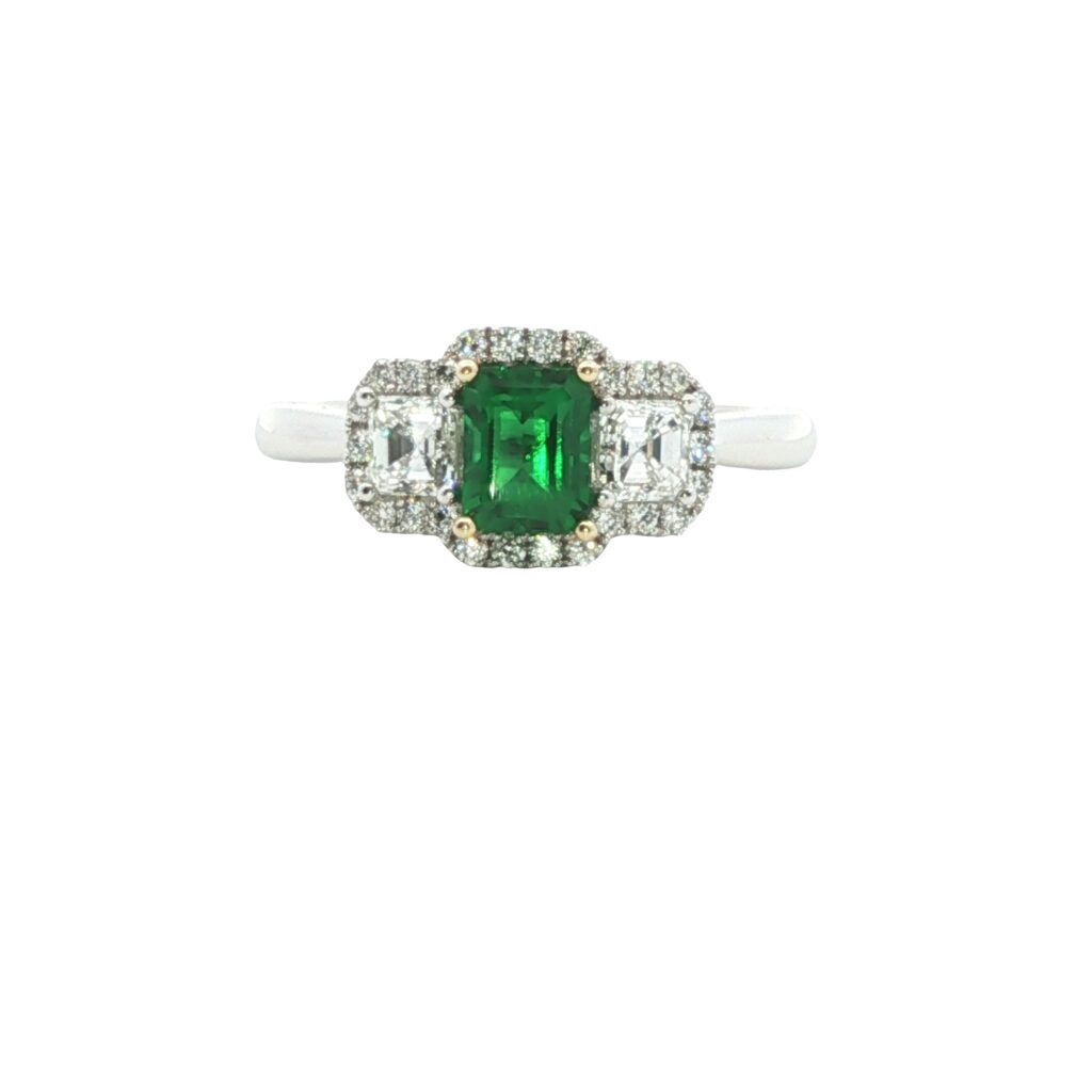 Emerald & Diamond Ring