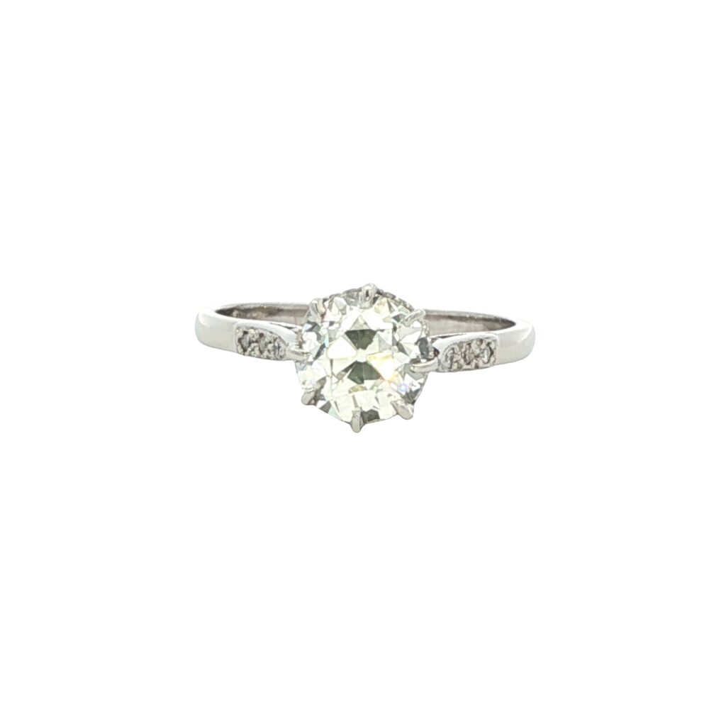 Art Deco Solitaire Diamond Ring