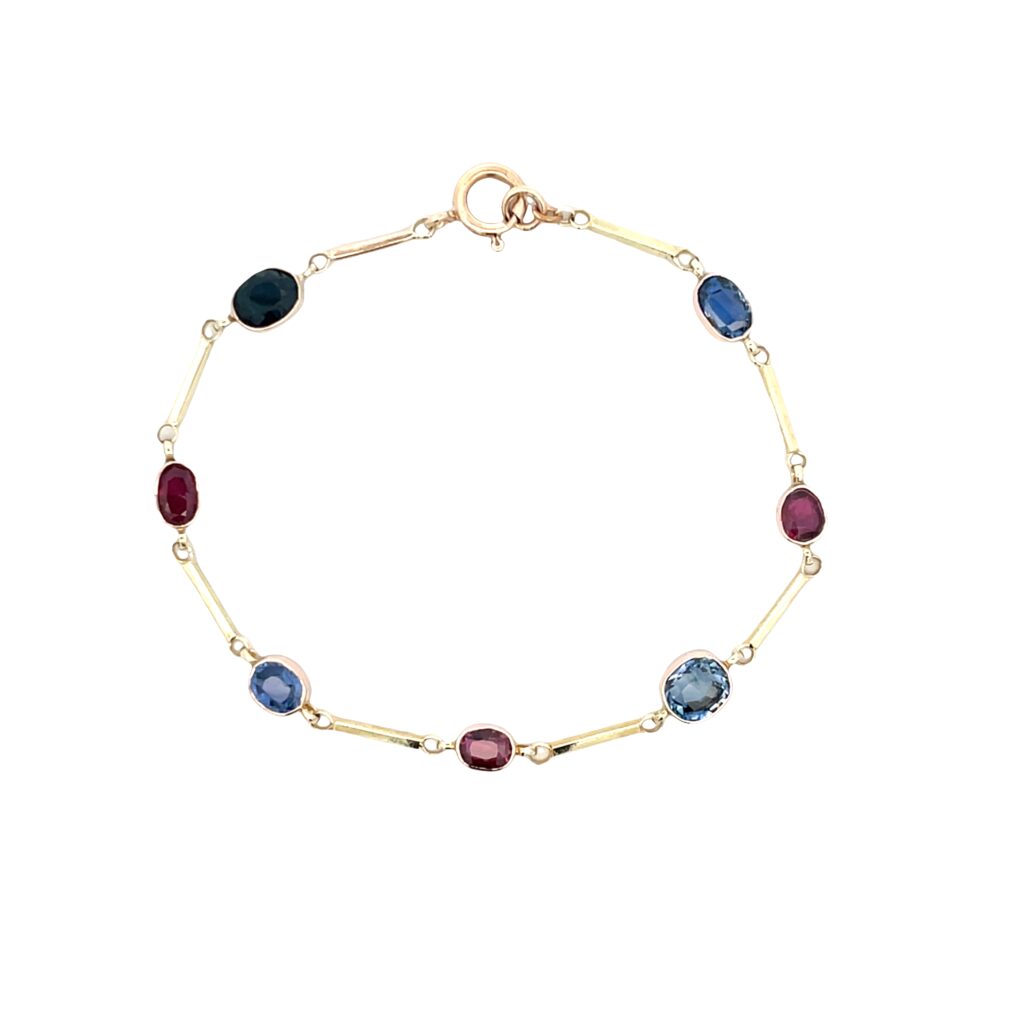 Ruby & Sapphire Bracelet