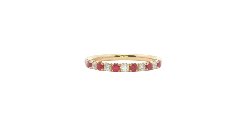 Ruby & Diamond Eternity Ring
