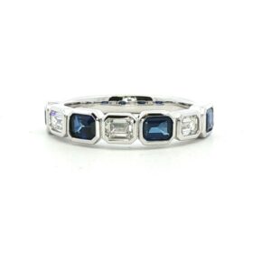 Sapphire & Diamond Eternity ring